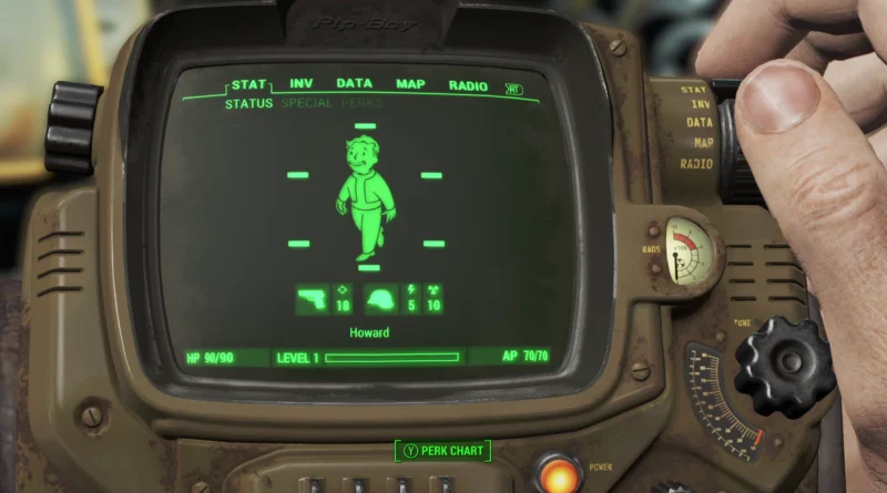 tecologia e inovação em Fallout